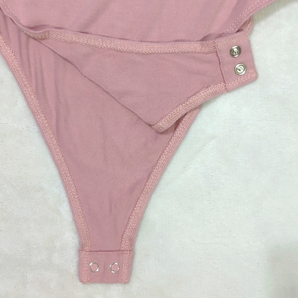 3/$15!! - Pink Harness Halter Neck Bodysuit - Picture 6 of 6